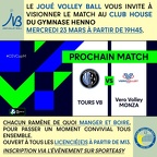 SOIREE MATCH - 23 Mars 2022